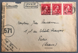 Belgique, Divers Sur Enveloppe De Bruxelles 19.4.1945 + Censure - (W1281) - Weltkrieg 1939-45 (Briefe U. Dokumente)