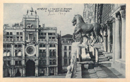 ITALIE - Venezia - I Cavalli In Bronzo E Torre Dell'Orologio - Carte Postale Ancienne - Venetië (Venice)