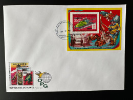 Guinée Guinea 2009 FDC Mi. Bl. 1727 Surch Overprint Winter Olympic Calgary 1988 Vancouver 2010 Jeux Olympiques Bobsleigh - Invierno 1988: Calgary