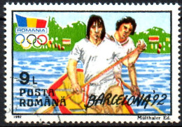 ROUMANIE -   Jeux Olympiques D'été, Barcelone 1992 : Canoë-kayak - Used Stamps
