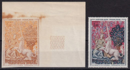 France N°1425 - Essai De Couleur Non Dentelé - Neuf ** Sans Charnière - TB - Color Proofs 1945-…