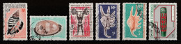 Nouvelle-Calédonie 1970 à 1973 : Timbres Yvert & Tellier N° 369 - 371 - 375 - 379 - 380 - 381 - 383 - 384 Et 387 Oblit. - Oblitérés