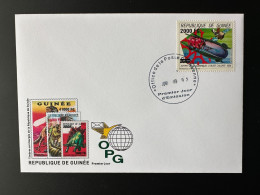 Guinée Guinea 2009 FDC Mi. 6764 Surchargé Overprint Winter Olympic Games Calgary 1988 Vancouver 2010 Jeux Olympiques Ski - Winter 1988: Calgary