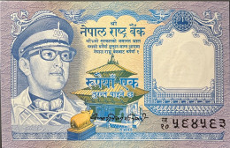 Nepal 1 Rupee, P-22 (1974) - UNC - Sign.10 - Népal