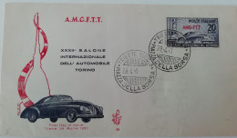 1950 - XXXII Salone Internazionale Dell'automobile Torino FDC Venetia - Marcophilia
