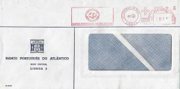 BANCO PORTUGUÊS DO ATLÂNTICO , Bank ,  Mechanical Meter , Terreiro Do Paço  Postmark ,  1972  , EMA - Postmark Collection