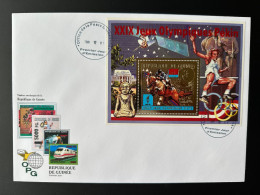 Guinée Guinea 2008 FDC Mi. Bl. 1641 Gold Surch Overprint Olympic Games Barcelona 1992 Beijing Pekin Jeux Olympiques 2008 - Summer 2008: Beijing