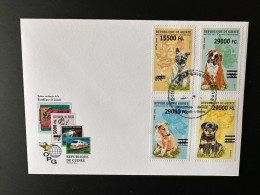 Guinée Guinea 2008 FDC Mi. 6335-38 Surchargé Overprint Chiens Dogs Hunde Animals Faune Fauna - Dogs