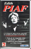 K7 VHS EDITH PIAF Récital Filmé Et Enregistré En Public à Nimègue En 1962 - 13 Chansons - Konzerte & Musik