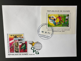 Guinée Guinea 2009 FDC Mi. Bl. 1715 Surchargé Overprint Olympic Games Barcelona 1992 Jeux Olympiques Football Fußball - Summer 1992: Barcelona