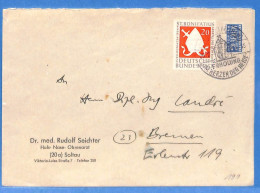 Allemagne Republique Federale 1954 Lettre De Soltau (G22473) - Andere & Zonder Classificatie