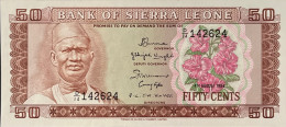 Sierra Leone 50 Cents, P-4e (4.8.1984) - UNC - Sierra Leona