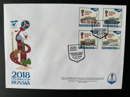 Togo 2018 Mi. ? FDC Surch Ovpt "FRANCE CHAMPION" FIFA World Cup WM Coupe Du Monde Russie Russia Football Fußball Soccer - 2018 – Rusia