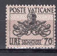 Z2493 - VATICANO Tasse SASSONE N°24 - VATICAN Taxe Yv N°18 ** - Portomarken