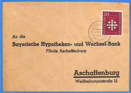 Allemagne Republique Federale 1957 Lettre De Schlüchtern (G22498) - Storia Postale