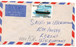 59661 - Tanzania - 1993 - 100'- Frachtschiff EF A LpBf KARAGWE -> Deutschland - Boten