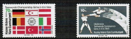 1984 - SPORTS - EUROPEAN TEAKWANDO CHAMPIONSHIPS - TURKISH CYPRUS STAMPS - UMM - STAMPS - Judo