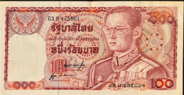 Thailand 100 Bath, P-89 (1978) - Fine  - Signature 53 - Thailand