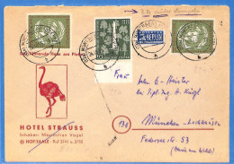 Allemagne Republique Federale 1955 Lettre De Munchberg (G22509) - Cartas & Documentos