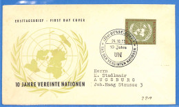 Allemagne Republique Federale 1955 Lettre De Dusseldorf (G22510) - Lettres & Documents