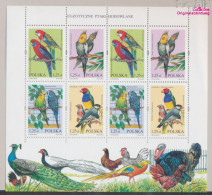 Polen 4117-4120 Kleinbogen (kompl.Ausg.) Postfrisch 2004 Vögel (10161996 - Unused Stamps