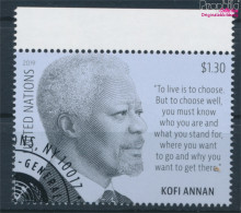 UNO - New York 1711 (kompl.Ausg.) Gestempelt 2019 Kofi Annan (10159933 - Gebraucht