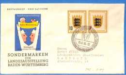 Allemagne Republique Federale 1955 Lettre De Stuttgart (G22525) - Briefe U. Dokumente