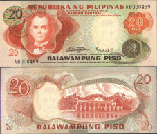 Philippines Pick-number: 150a Uncirculated 20 Piso - Philippines