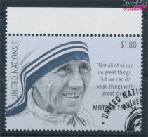 UNO - New York 1803 (kompl.Ausg.) Gestempelt 2021 Mutter Teresa (10159858 - Usati