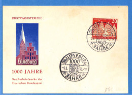 Allemagne Republique Federale 1956 Lettre De Luneburg (G22533) - Storia Postale