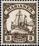 Marianas (German. Colony) 7 Unmounted Mint / Never Hinged 1901 Ship Imperial Yacht Hohenzollern - Isole Marianne