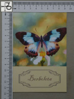 POSTCARD  - BORBOLETA - BUTTERFLIE - 2 SCANS  - (Nº56367) - Papillons