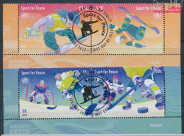 UNO - New York 1837-1840 Paare (kompl.Ausg.) Gestempelt 2022 Olympische Winterspiele (10159792 - Used Stamps