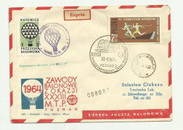 Poland 1964 - Balloon Post - Globos