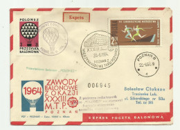 Poland 1964 - Balloon Post - Globos