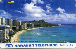 Hawaii N°01 - 1990 - Diamond Head (Silver Reverse) Mint - Hawaii