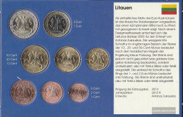 Lithuania 2015 Stgl./unzirkuliert Kursmünzensatz Stgl./unzirkuliert 2015 Euro-first Edition - Litouwen