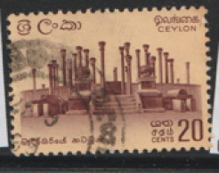 Ceylon 1964  SG  489  70c  Ruins  Fine Used - Usados