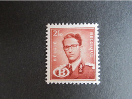 S 58 - Boudewijn 2F50 Bruinrood - MH * - OCB € 11 - Mint