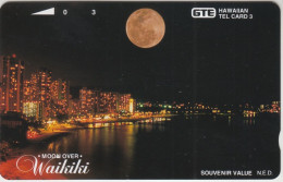 Hawaii N°70 - 1993 - Moon Over Waikiki 1.000ex. Mint - Hawaï