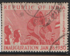 India   1950  SG  329  2as  Inauguration   Fine Used - Oblitérés