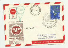 Poland 1965 - Balloon Post - Ballonpost