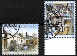 Luxembourg, Luxemburg, 1997, MI 1429 - 1430, YT 1397 - 1380, WASSERMÜHLEN,  GESTEMPELT,  OBLITERE - Oblitérés