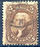 USA - Etats-Unis N°21 (brun) Oblitéré - Cote 125€ - (F174) - Used Stamps