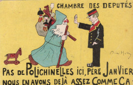 C P A - T H  - FANTAISIE - ILLUSTRATEUR - HELLI -  Pas De Polichinelles  Ici - Helli