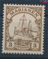 Marianen (Dt. Kolonie) 7 Postfrisch 1901 Schiff Kaiseryacht Hohenzollern (10181712 - Isole Marianne