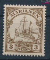 Marianen (Dt. Kolonie) 7 Postfrisch 1901 Schiff Kaiseryacht Hohenzollern (10181714 - Isole Marianne