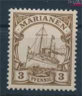 Marianen (Dt. Kolonie) 7 Postfrisch 1901 Schiff Kaiseryacht Hohenzollern (10181722 - Isole Marianne