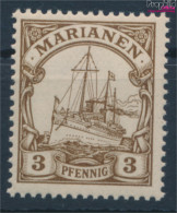 Marianen (Dt. Kolonie) 7 Postfrisch 1901 Schiff Kaiseryacht Hohenzollern (10181744 - Isole Marianne