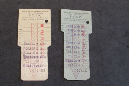 S.T.I.V. - 3 TICKETS - TRAM VERVIERS - VOIR SCANS - Europa